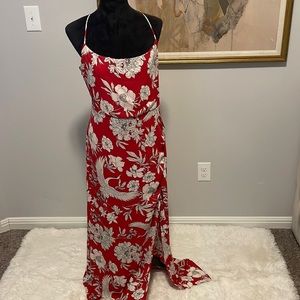 NWT Express Maxi Dress w/Side Split